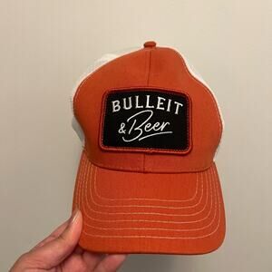 Bullet bourbon & beer trucker hat